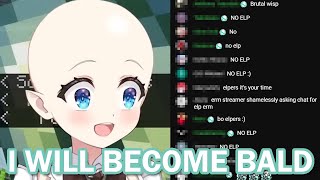 Mint goes bald because chat doesnt want to help 【Maid Mint Fantome amp Dokibird】 [upl. by Akiwak]