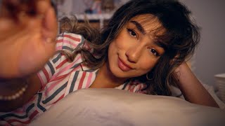 GF Helps You With Affirmations ASMR 💕i love you kisses youre okay gentle spa [upl. by Christiano]