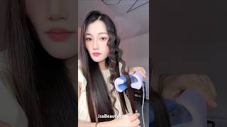 Hair curler makeup tutorial natural cute look by JSA Beauty [upl. by Htide938]