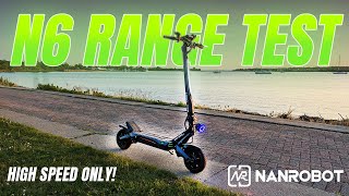 Testing MAX RANGE on the Nanrobot N6 72V Aggressive Riding ONLY [upl. by Longley]