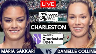 Sakkari vs Collins Live Stream  Charleston Open 2024 SF  Danielle Collins vs Maria Sakkari Live [upl. by Loggia]