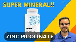 Zinc Picolinate Review by Thorne  The Super Mineral and Supplement for you overall Health [upl. by Adnertal]