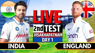 India vs England 2nd Test  India vs England Live  IND vs ENG Live Score amp Commentary Session 3 [upl. by Nivart883]