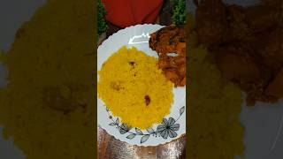 Basanti polao recipe ❤️cooking youtubeshorts polaofood [upl. by Etnad46]