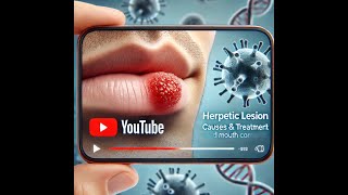 why a person get recurrent herpetic lesion around mouth corner [upl. by Cassell]