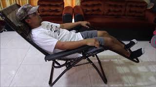 How it works Foldable Zero Gravity Reclining Chair [upl. by Marlo]