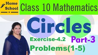 Circles Part3 Class 10Exercise42Problems15Mathematics NCERT  CBSE [upl. by Verlee]