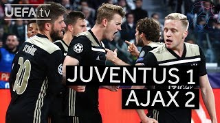 JUVENTUS 12 AJAX UCL HIGHLIGHTS [upl. by Rhett203]