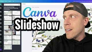 How to Create Photo Slideshow in Canva [upl. by Zedekiah]