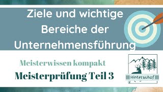 Meisterprüfung Teil 3  Tipp für die Prüfung  Wichtige Bereiche  Meisterwissen kompakt 3 [upl. by Aicsila]