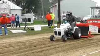 Flyin Bolens Jet turbine engine powered pulling garden tractor [upl. by Etnuahs]