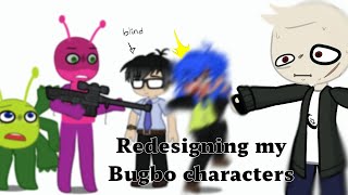 Redesigning my Bugbo characters GOT TOO LAZY  Bugbo Content [upl. by Eluk737]