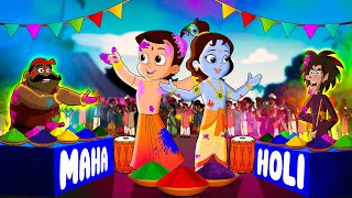 Chhota Bheem  Maha Holi Celebration in Dholakpur  Holi Special Video  Cartoons for Kids [upl. by Vivyanne]