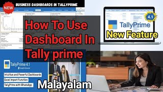 Dashboard In Tally prime malayalam  How to use Dashboard In tally prime malayalam [upl. by Thaddaus912]