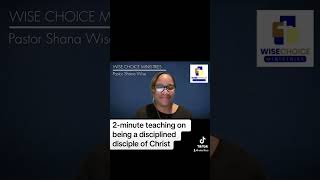 Two Minute Teaching on Being a Disciple [upl. by Smart]