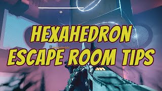 Prophecy Dungeon Hexahedron Escape Room TIPS Solo amp Fireteam  Destiny 2 [upl. by Isidro395]