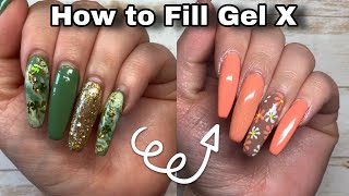 How to Fill Gel X Nails [upl. by Gilus293]