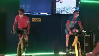 Mont Ventoux tour 2000 Pantani vs Armstrong club gym sierra [upl. by Orbadiah771]