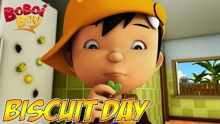 BoBoiBoy English S1E11  World Biscuit Day [upl. by Acceber626]