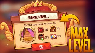 MAXED OUT FORESEER THRONE LVL 15  King of Thieves [upl. by Ilonka]