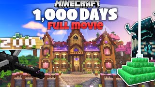 1000 Days in Minecraft FULL MOVIE Let’s Play Survival Hard Mode [upl. by Ained]