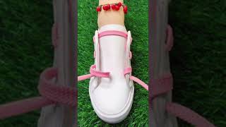 Lace pattern tying method  170 shoes shoelacetiestyle fashion [upl. by Theodoric12]