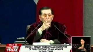 Enrile orders to have Aguirre cited in contempt [upl. by Erbe938]