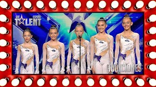 Estas niñas y sus acrobacias conquistan al jurado  Audiciones 5  Got Talent España 2018 [upl. by Tarrant]