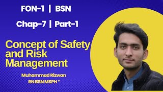 Chap7  Part1  Concept of Safety and Risk Management  FON1 BSN urdu Hindi with Solve NCQS [upl. by Joiner]