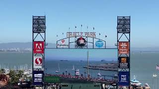 LaMonte Wade Jr Splash Hit Home Run at Oracle Park San Francisco 71722 [upl. by Ycat]