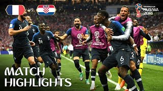 2018 WORLD CUP FINAL France 42 Croatia [upl. by Stedman]