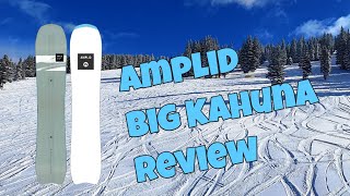 The 2025 Amplid Big Kahuna Snowboard Review [upl. by Lerual90]