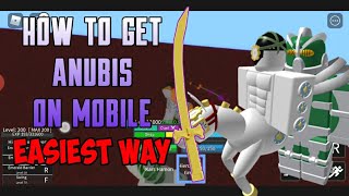 How To Get Anubis Jojo Blox On Mobile [upl. by Aciraj]