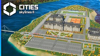 Theres an Education BOTTLENECK Lets fix it with an ISLAND COLLEGE — Cities Skylines 2 [upl. by Siri]