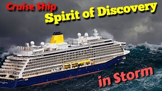 Stormy Sea  Cruise ship Spirit of Discovery in the Bay of Biscay [upl. by Doy201]