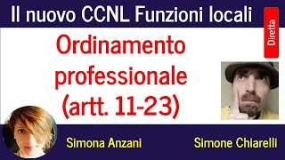 Il nuovo CCNL Funzioni locali  ordinamento professionale 682022 [upl. by Hteazile]