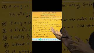 CLASS9TH MATHS HALF YEARLY IMPORTANT QUESTIONS [upl. by Thagard]