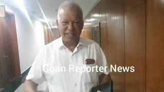 Goan Reporter EX CM Luizinho Faleiro met Min Ravi Naik in regard to his Agricultural Land Issue [upl. by Tull]