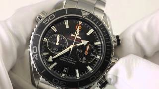 Omega Seamaster Planet Ocean 600M Chronograph 21523465103001 Omega Watch Review [upl. by Colby708]