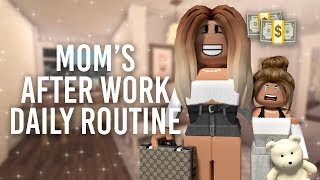 Moms After Work Daily Routine  Bloxburg Roleplay  alixia [upl. by Perseus190]