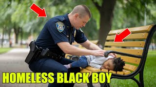 Cop Discovers Homeless Black Boy in an Abandoned Park Breaks Down When He Learns the Truth [upl. by Monk]