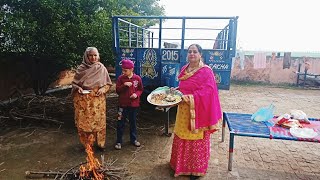 Lohri Celebration 😊  Easy Cooking Masters And Punjabi Culture [upl. by Vaenfila]