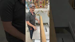 How To Straighten lumber with a table saw [upl. by Atiuqal]