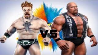 WWE ALL STARS Sheamus vs Stone Cold Steve Austin [upl. by Yeca]