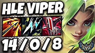 Zeri vs Draven ADC  HLE Viper  Rank 2 Korea Challenger 1413 ✅ [upl. by Kasevich271]