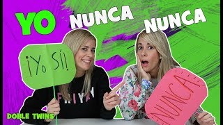 YO NUNCA NUNCA  NEVER HAVE I EVER Challenge  Doble Twins [upl. by Adnohsak204]