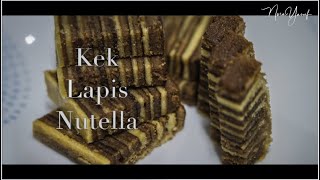 Kek Lapis Nutella  The Making [upl. by Shore559]