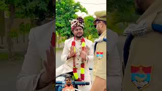 Bhai me police wale ku wat lga diya funny ytshorts wedding youtubeshorts [upl. by Mahoney484]