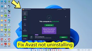 How to uninstall avast from windows 11 [upl. by Azaria]