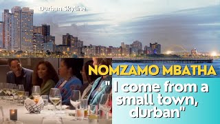 nomzamo mbatha says she comes from a small town in durban [upl. by Beatrisa]